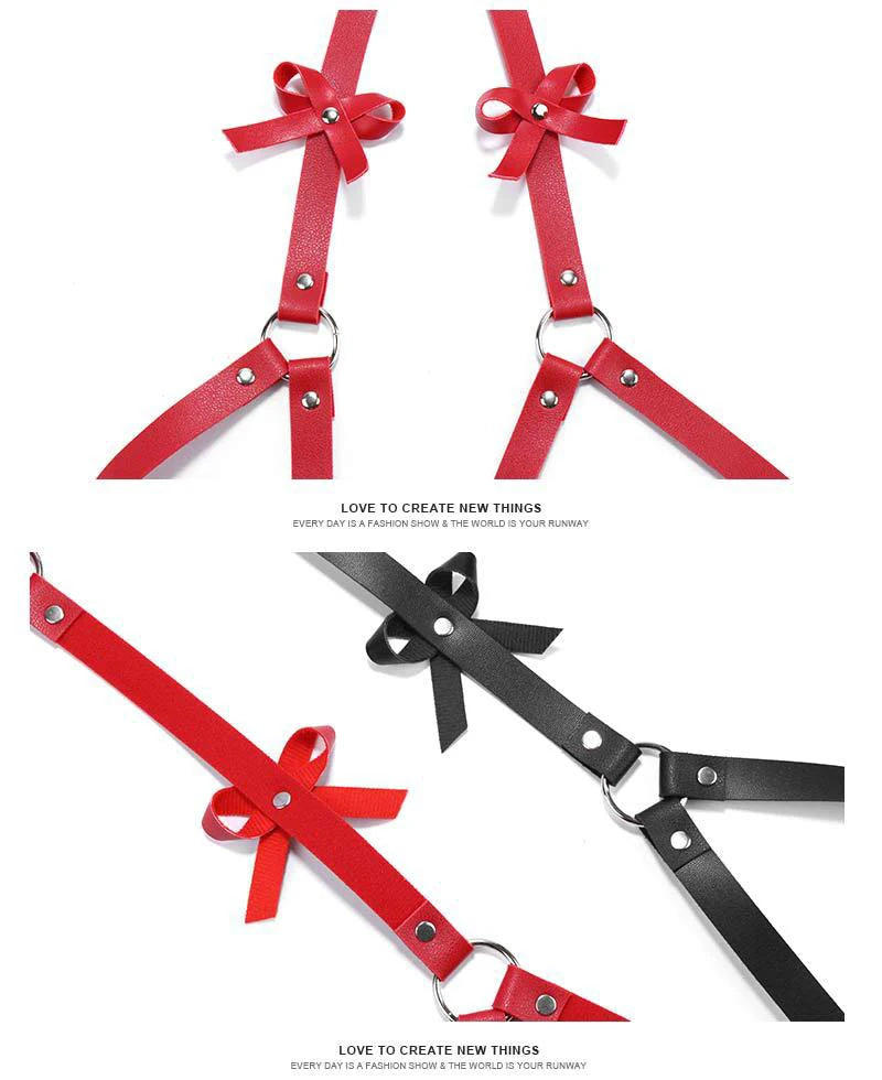 Leather Harness Straps for Women – Adjustable Bondage Lingerie Body Harness