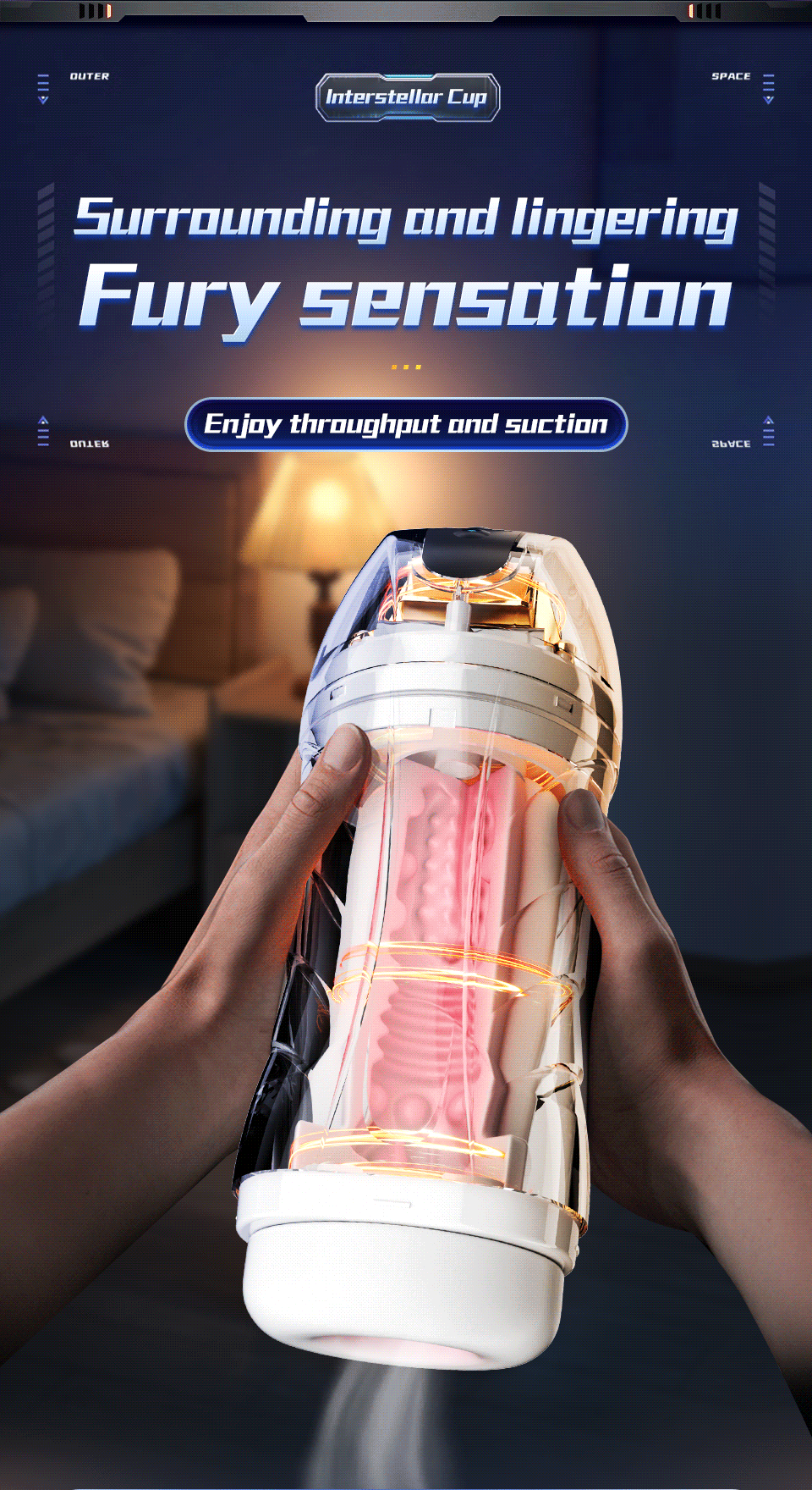 Thrust Master 2.0 – Realistic Suction & Vibrating Cup