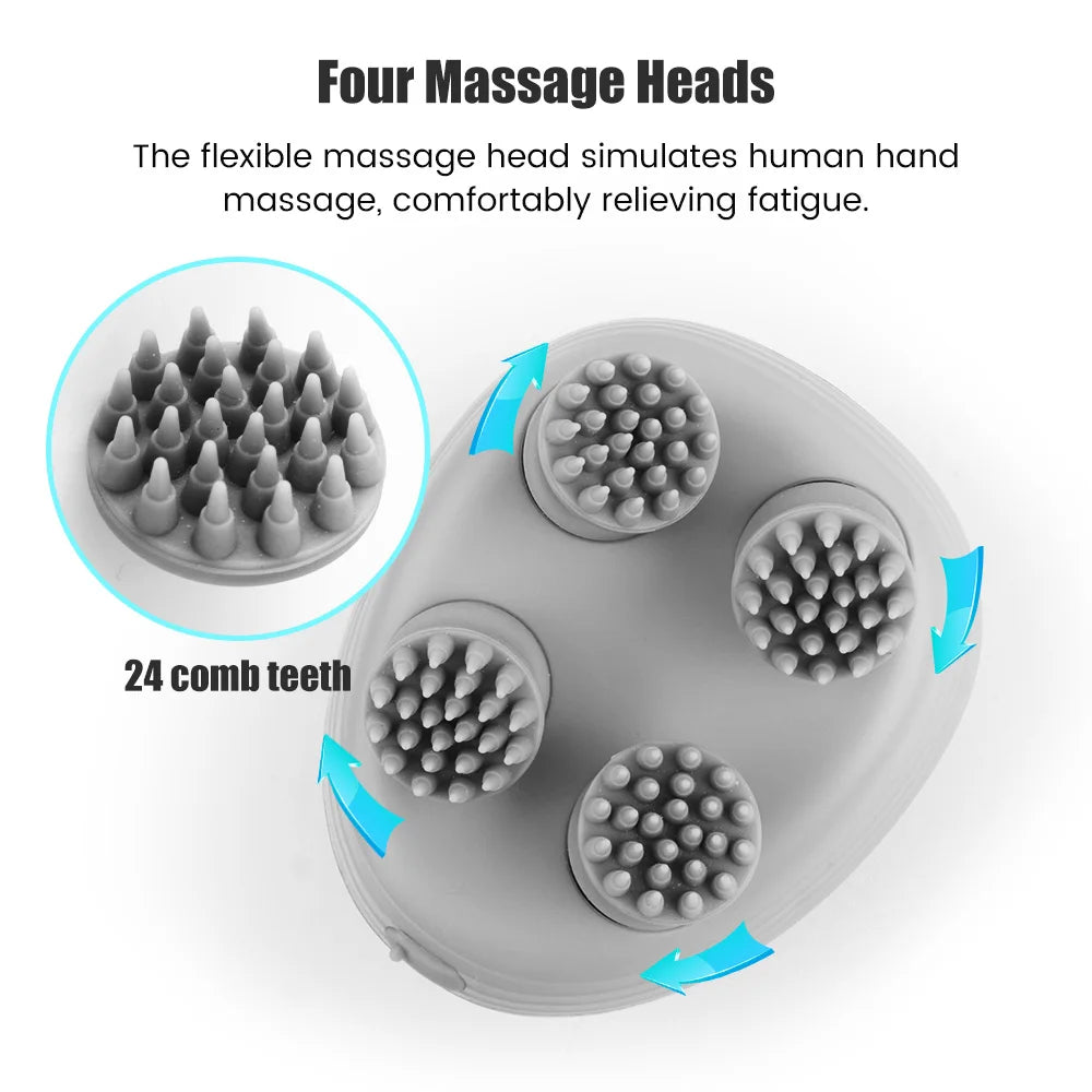 Portable Electric Massager Deep Tissue Relief for Head, Neck, Body & Scalp