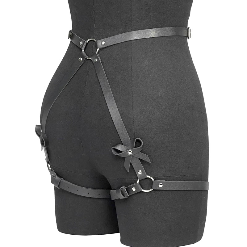 Leather Harness Straps for Women – Adjustable Bondage Lingerie Body Harness