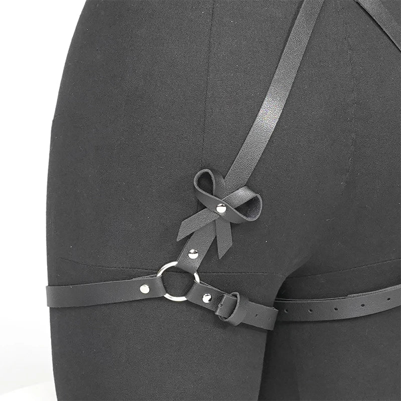 Leather Harness Straps for Women – Adjustable Bondage Lingerie Body Harness