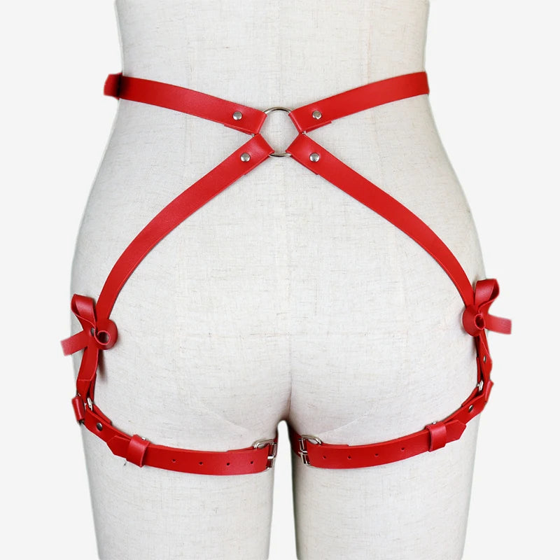 Leather Harness Straps for Women – Adjustable Bondage Lingerie Body Harness