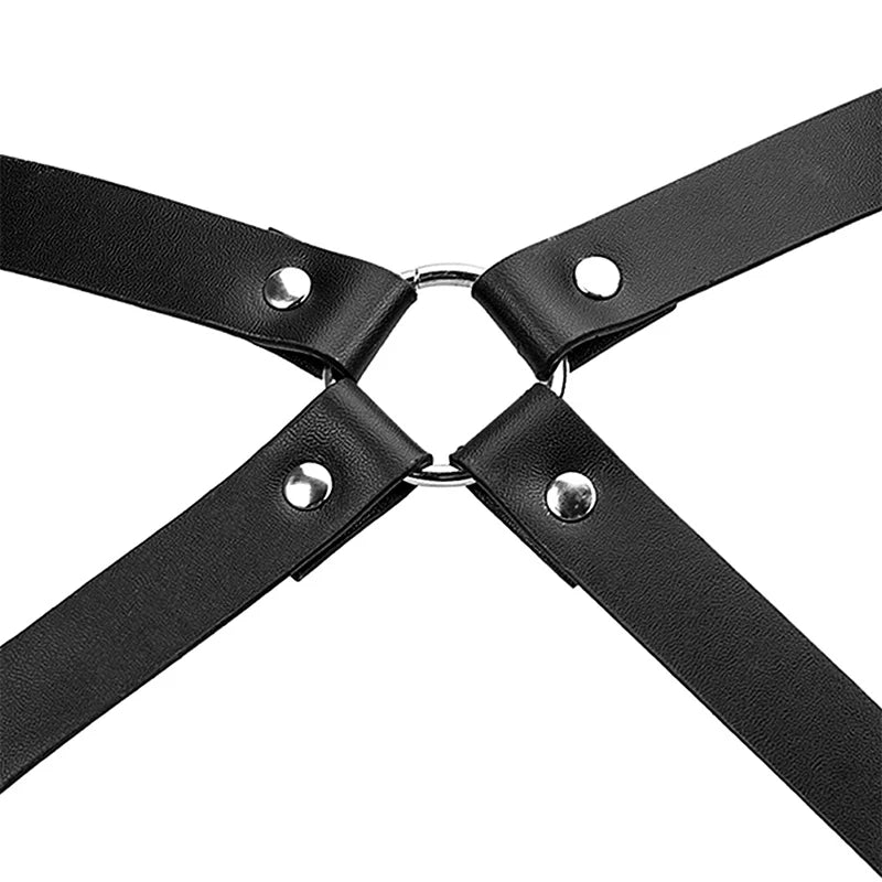 Leather Harness Straps for Women – Adjustable Bondage Lingerie Body Harness