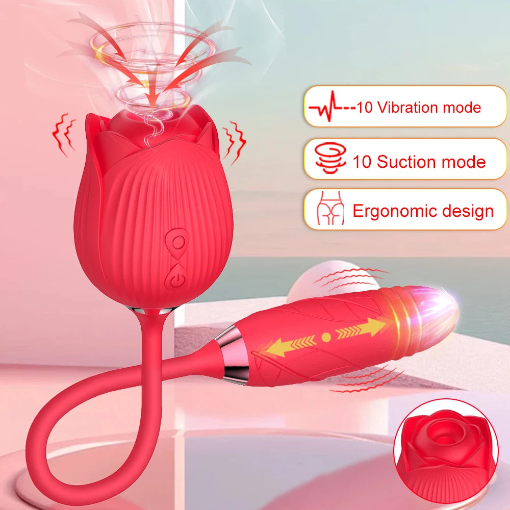Infinitum Rose Dual Pleasure Vibrator