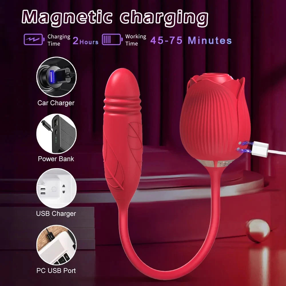 Infinitum Rose Dual Pleasure Vibrator