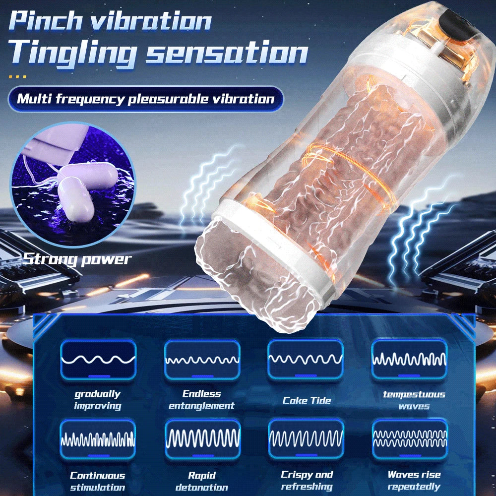 Thrust Master 2.0 – Realistic Suction & Vibrating Cup
