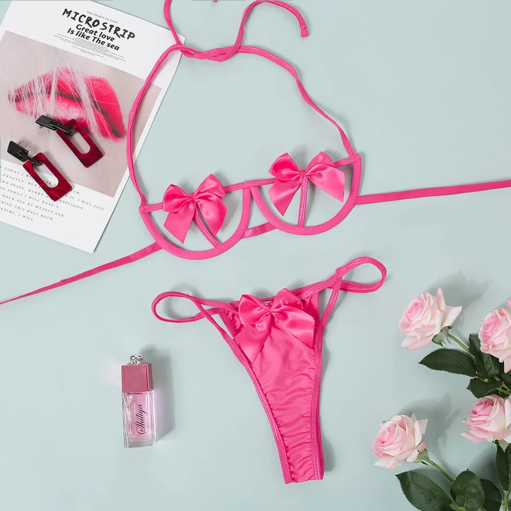 Bow Knot Bra & Panty Set