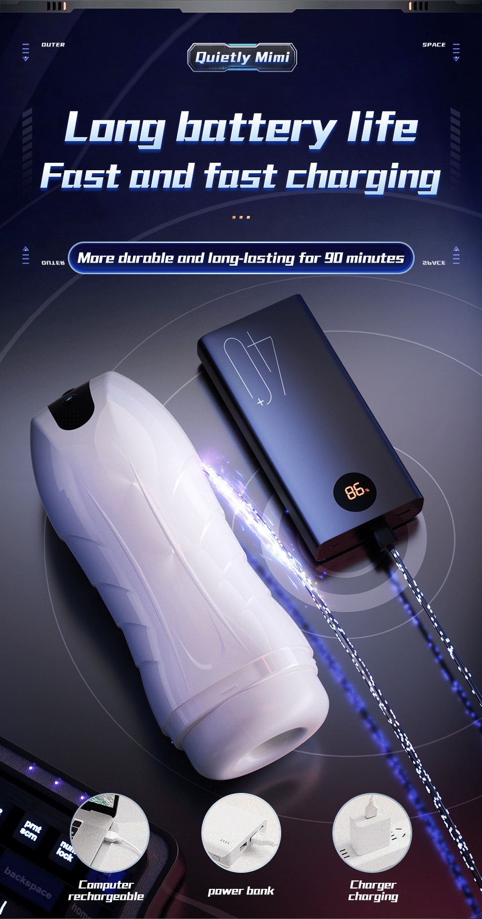 Thrust Master 2.0 – Realistic Suction & Vibrating Cup
