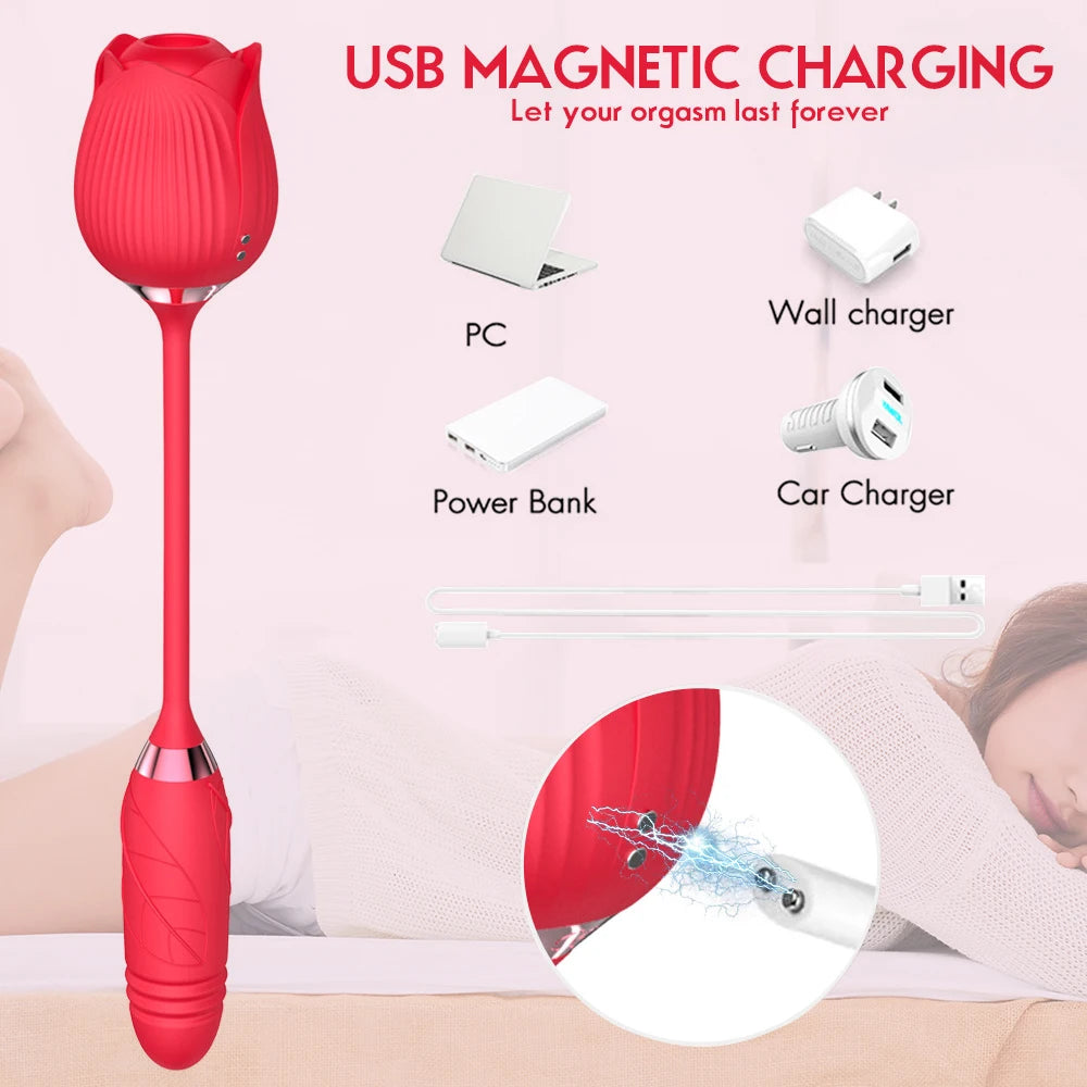 Infinitum Rose Dual Pleasure Vibrator