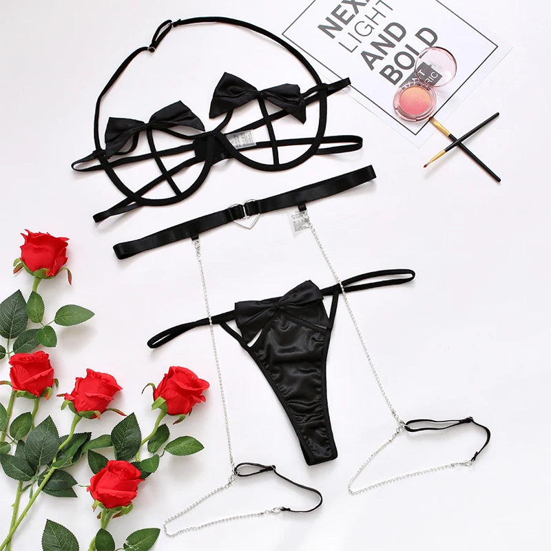 Bow Knot Bra & Panty Set