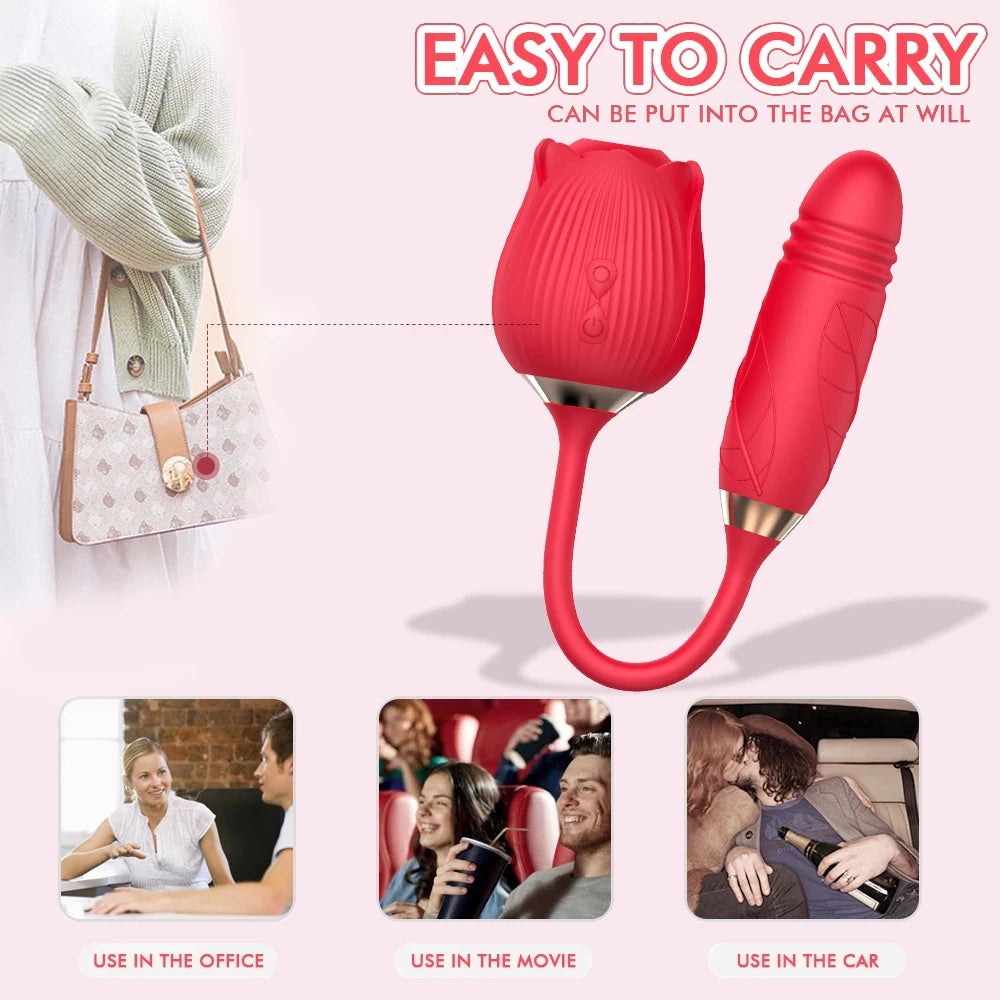 Infinitum Rose Dual Pleasure Vibrator