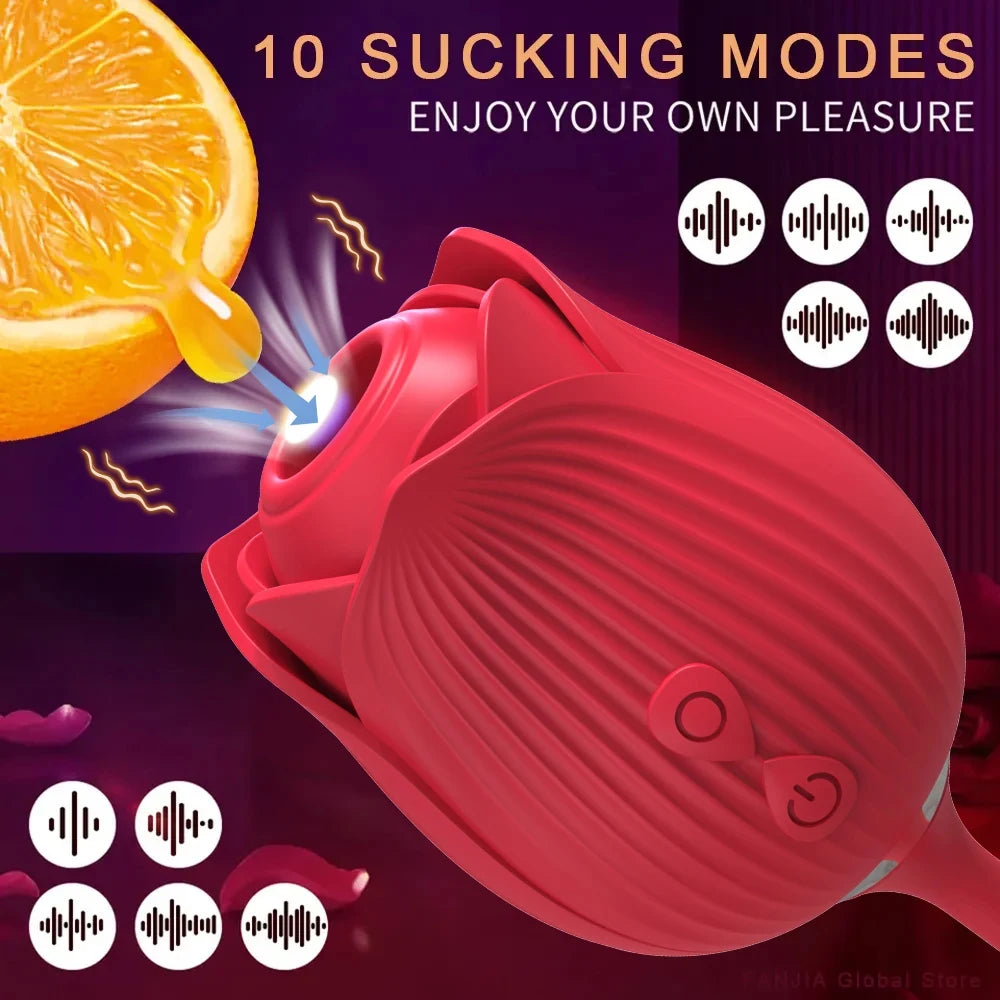 Infinitum Rose Dual Pleasure Vibrator