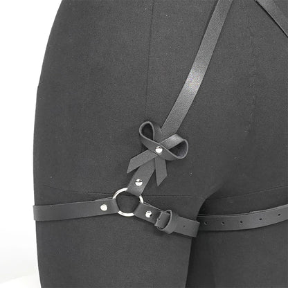 Leather Harness Straps for Women – Adjustable Bondage Lingerie Body Harness