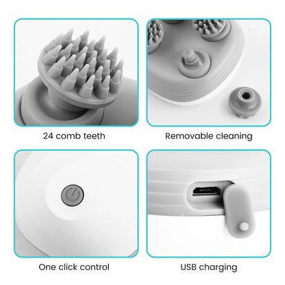 Portable Electric Massager Deep Tissue Relief for Head, Neck, Body & Scalp