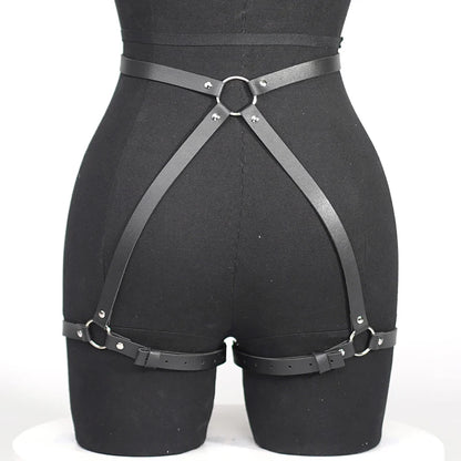 Leather Harness Straps for Women – Adjustable Bondage Lingerie Body Harness