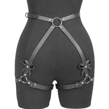 Leather Harness Straps for Women – Adjustable Bondage Lingerie Body Harness